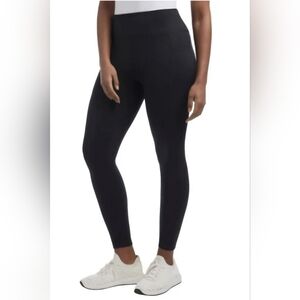 NEW! Danskin Black Satin Stitch 7/8 Leggings